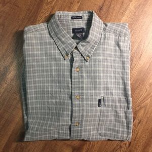 IZOD short sleeve casual button down shirt XLT